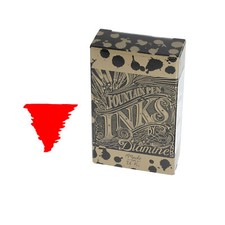 Diamine Ink Cartridges for Fountain Pens in Wild Strawberry - Pack of 18 - NEW picture