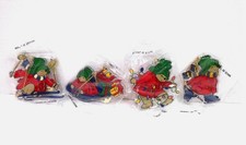 1992 Enesco Paddington Bear Christmas Ornaments, Lot of 4 picture