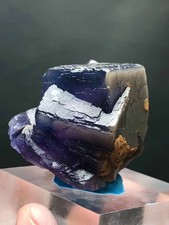 124g Natural purple Fluorite Cubic Crystal picture