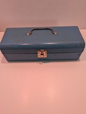 Vintage Blue Bernz O Matic Metal Case picture