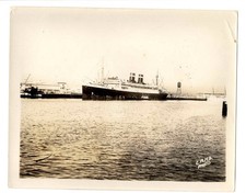 Antique c. 1920 SS Virginia Ship Panama Pacific Line LOS ANGELES HARBOR CA PHOTO picture