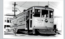 DENVER TRAMWAY STREETCAR TROLLEY vintage postcard colorado real photo rppc picture