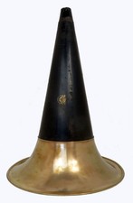 ORIGINAL LARGE VICTOR BRASS BELL HORN picture