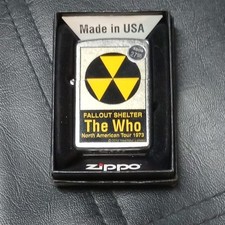 Vintage 2009 The Who Fallout Shelter 1973 Tour Chrome Zippo Lighter NEW picture
