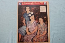 1944 MARCH 19 SUNDAY MIRROR MAGAZINE - FIRST LADIES OF BRITISH EMPIRE - NP 9085 picture
