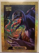 1994 Fleer Marvel Masterpieces Venom Gold Holofoil Card #9 picture