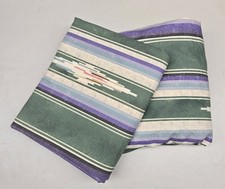 Vtg. 1980's Ralph Lauren DESERT SPRING Green Full Size Sheets - Flat & Fitted picture