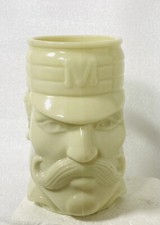 Casey At Bat Mug Mustache Man Face Custard Glass Avon Spec On Mustache* Ceramic picture
