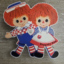VTG Raggedy Ann & Andy Transistor AM Radio 1973 Bobbs Merrill (Parts Repair) picture