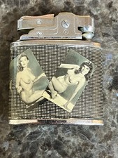 Vintage 1950’s Omega 4 Pinup Image Lighter Burlesque Bikini Nude picture
