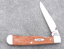 2018  CASE XX  TRAPPER LOCK   SMOOTH CHESTNUT BONE KNIFE  CARRY CLIP  NEW NO BOX picture