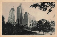 Postcard NY: Central Park South, Essex House, New York City WB picture