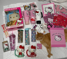 Huge Hello Kitty Sanrio Lot Cups Mugs Tumblers Plush Stationery Bundle Gift picture