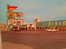 LAS VEGAS, NV Postcard THUNDERBIRD Hotel Casino picture