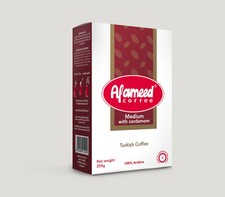(Al Ameed Coffee Medium with Cardamom – Ground Arabic Coffee 250g | Fresh Roast picture