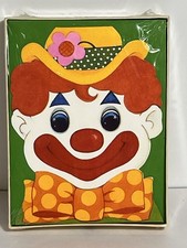 VTG Stationary Box Americard American Greetings Clown Face NIB Set 10 picture
