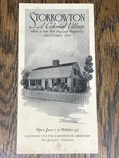 Storrowton A Colonial Village Eastern States Exposition, Springfield Mass. 1934 picture