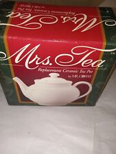 NEW ~ Replacement Tea Pot for MR. COFFEE MRS. TEA Maker ~ 6 CUP ~ CERAMIC ~ Hot picture