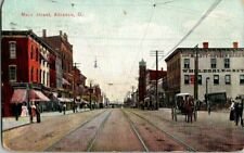 1907. ALLIANCE, OH. MAIN STREET VIEW. POSTCARD U20 picture