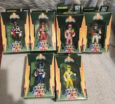 Vintage 1995 Kurt Adler Power Rangers Ornaments Lot of 6 picture