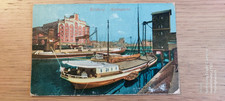 Postcard Duisburg port section 23.12.1924 ungel _ picture