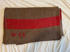 GENUINE SWISS ARMY VINTAGE 100% PURE WOOL BLANKET NEW . picture
