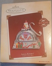 2005 Hallmark Keepsake SANTA KNOWS Naughty or Nice Meter MAGIC Ornament NIB picture