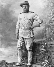1898 Colonel THEODORE 'TEDDY' ROOSEVELT Glossy 11x14 Photo 'Rough Rider' Print picture