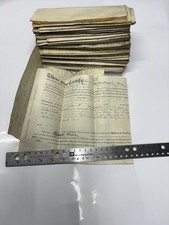 Vintage Great Britain Court Documents Common Plea from 1840's-50's Total of 56 picture