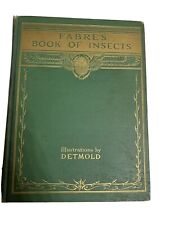 Faberd Book Of Insects Detmold 1937 Book picture