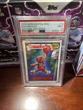 2015 Garbage Pail Kids Mad Michael 30th Anniversary 80’s Spoof PSA 9 Mint picture