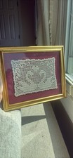 Handmade Swan filet crochet  picture