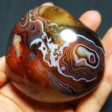 HOT300g Natural Polished Banded Agate Crystal Madagascar  22A81+ picture