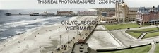 1910 ATLANTIC CITY NJ PIER BOARDWALK 12x36 PANORAMIC COLORIZED PHOTO VICTORIAN picture