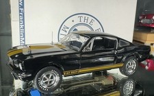 Franklin Mint Shelby Mustang GT 350H Black/Gold Stripes 1:24 Diecast w/ Box picture