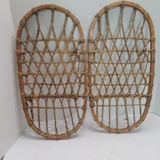 WW II Fahlin Vintage Snowshoes Bear Paw  World War 2 US-1942  Serial #6701-7614 picture