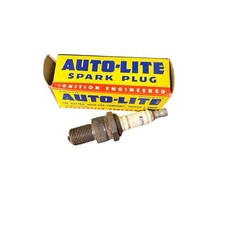 Vintage Auto-Lite Spark Plug with Original Box Ignition Engineered Toledo Ohio picture