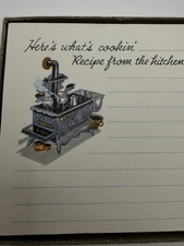 Vintage 1970s Current Co Here’s What’s Cookin Recipe Cards Box 48 Unused picture