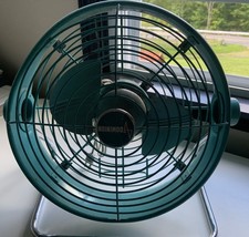 Vintage Turquoise Dominion Electric Fan picture