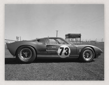 11X8.5 1965 DAYTONA WINNER KEN MILES FORD GT40 SHELBY AMERICAN REPROD PRINT picture
