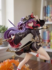 Hu Tao Figure Genshin Impact 26cm 10.2in Spear Flame Anime Statue Collectible picture