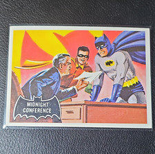 Topps 1966 Batman vs. The Joker Base Set Card #4 Midnight Conference Batman picture