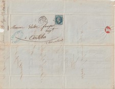 1868 Vintage Business Letter A. Ripert Marseille Finance Invoice Draft picture