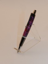Handmade Ballpoint Click Pen made with Purple Box Elder.  A Great Gift #106 picture
