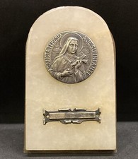 BY LASSERRE FRANCE 1920´ OLD ST THERESE OF JESUS CHILD STAND DESK MARBLE BEAUTY picture
