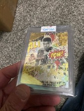 Brad Davis Muhammad Ali POW Gold Art Card 1/10 Signed 2022 First Print picture