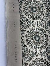 Namay Samay Nasrin Eucalyptus Fabric 71”x58” Designer Floral Print 2020 picture