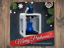 3D Printer Christmas Ornament Miniature Holiday Figurine picture