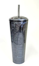 Starbucks Gray Black 24oz Tumbler NEW picture
