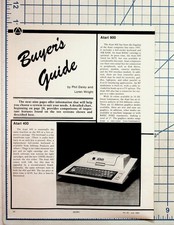 1983 Micro Magazine Buyer's Guide Atari Apple Commodore TRS-80 TI Home Computers picture